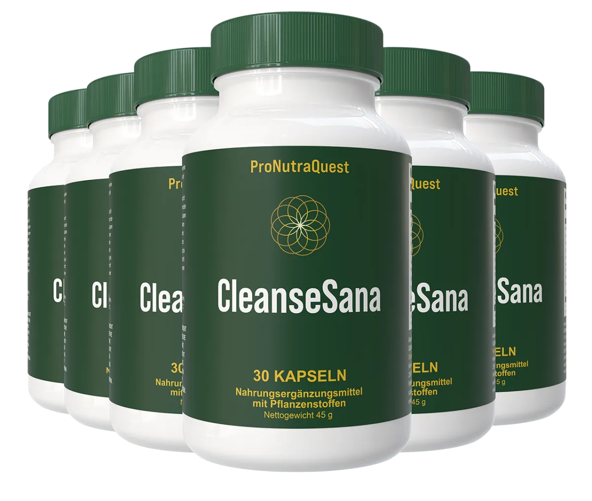 CleanseSana 6 bottle gut vitality bundle